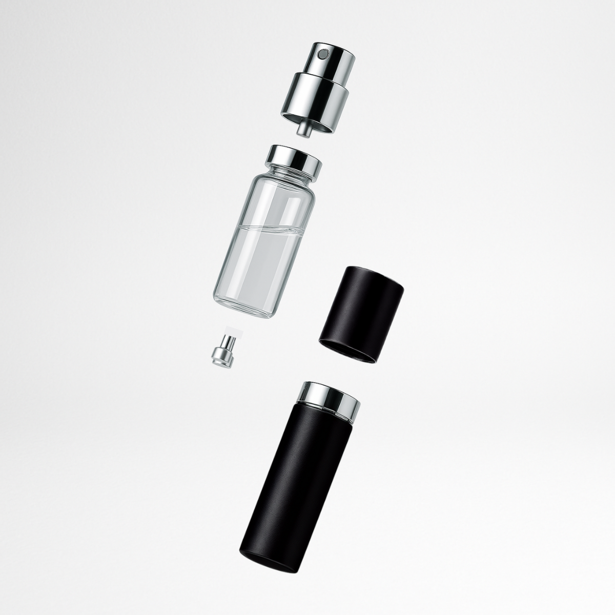 Parfümzerstäuber Nachfüllbar - Schwarz 5ml