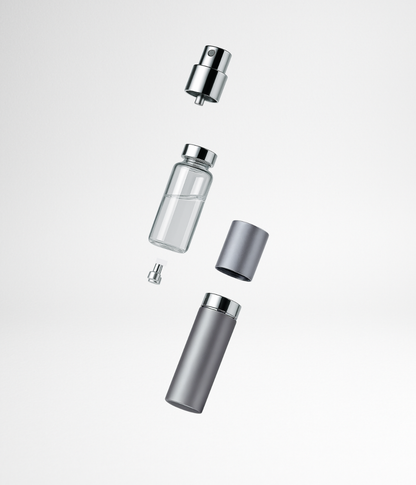 Parfümzerstäuber Nachfüllbar - Grau 5ml