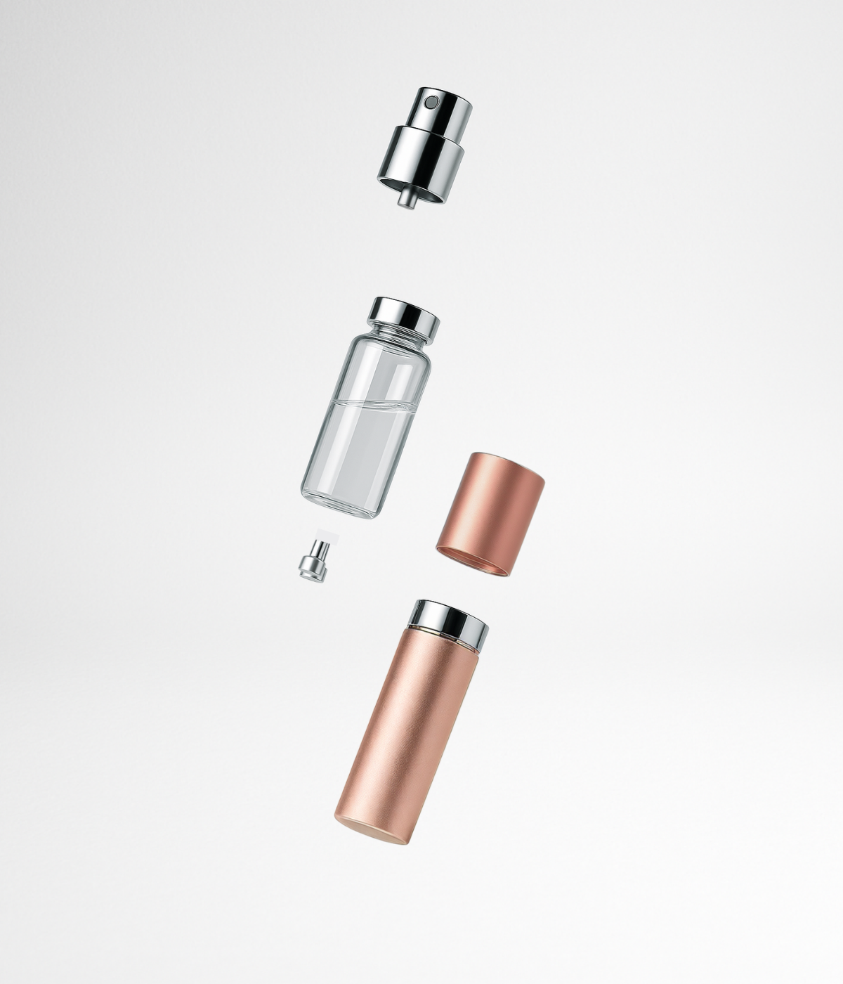 Parfümzerstäuber Nachfüllbar - Rose Gold 5ml