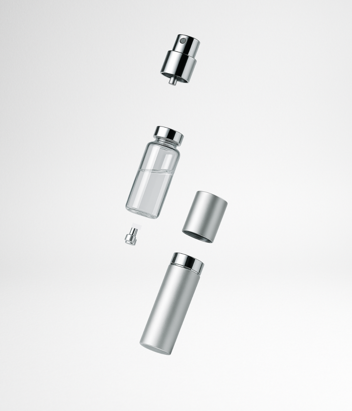 Parfümzerstäuber Nachfüllbar - Silber 5ml